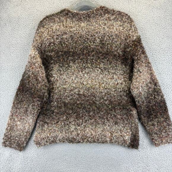 Y2k Express Tricot Cardigan Small Mohair Lagenlook Boho Artsy Cabin Chunky Cozy - Picture 9 of 10